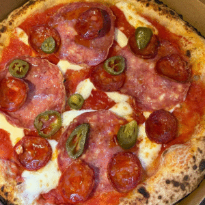 Hot Meat Feast Pizza